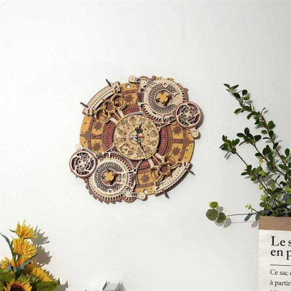 Horloge astrologique - rokr zodiac wall diy clock time engine