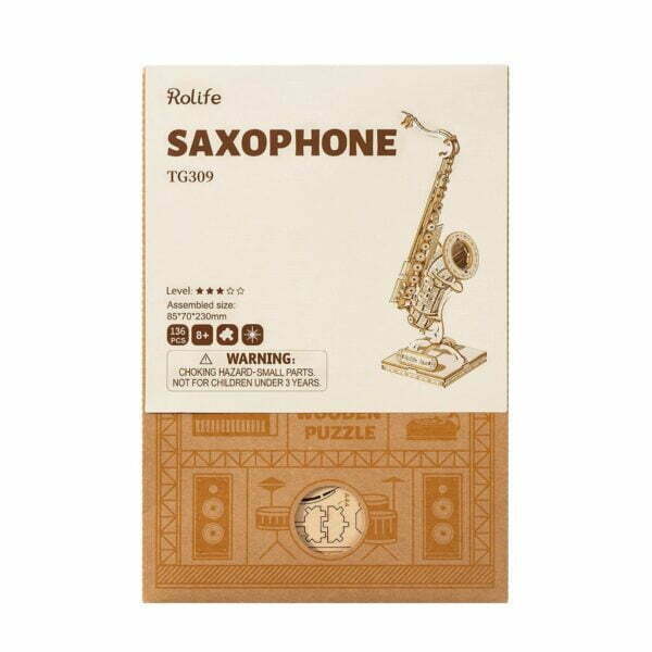 Rolife - maquette en bois saxophone - tg309 6
