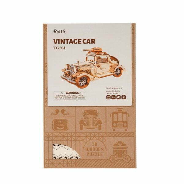 Maquette en bois voiture vintage - tg504 6