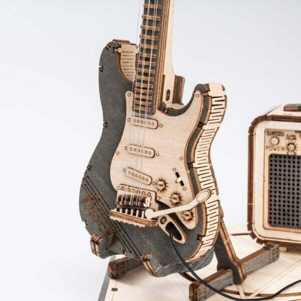 Maquette en bois guitare électrique - tg605k 6