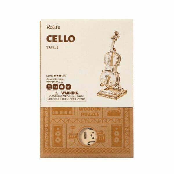 Rolife - cello : maquette en bois violoncelle - tg411 5