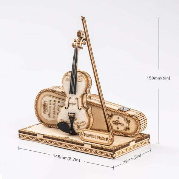 Maquette en bois violon - tg604k 8